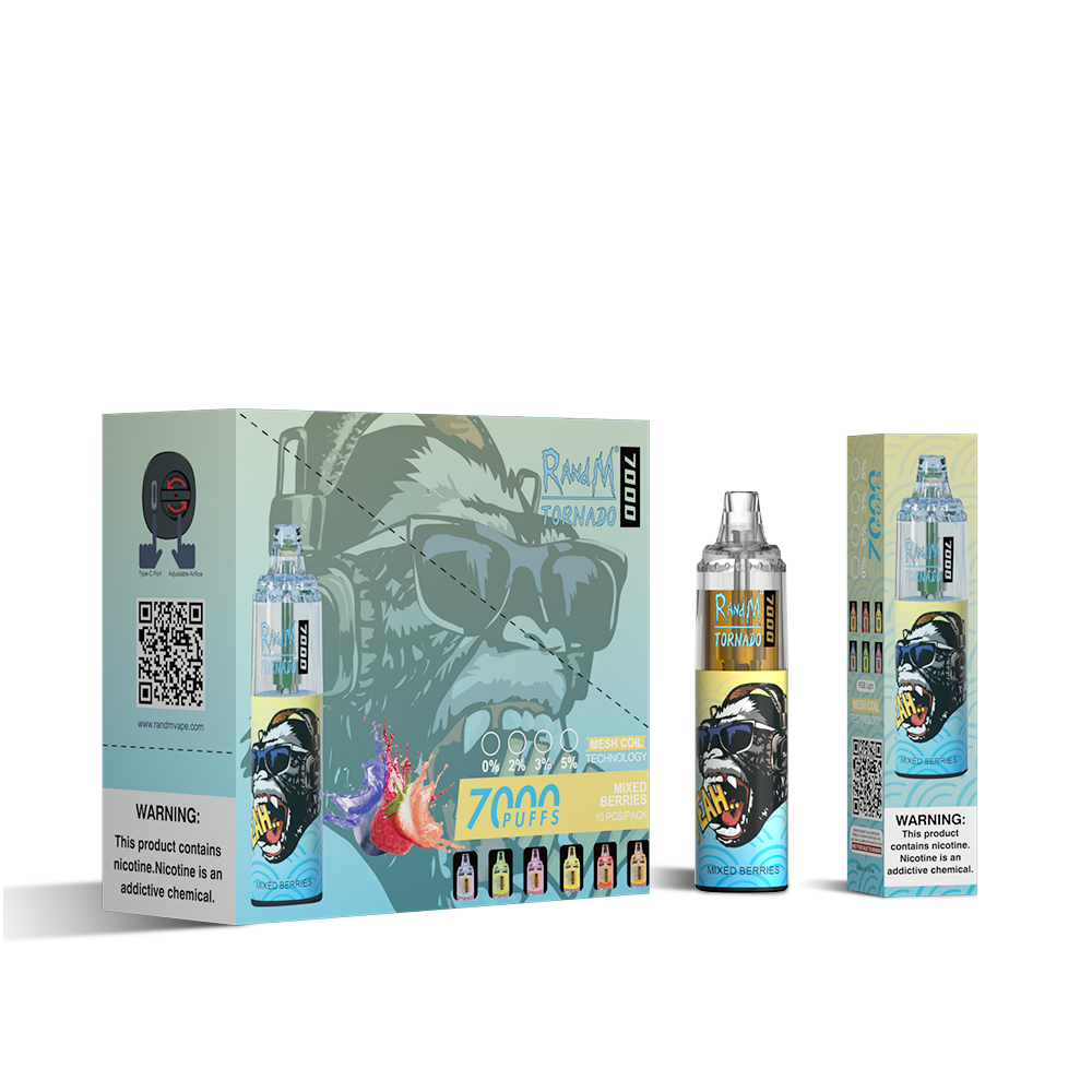 RAndM Tornado 7000 Puffs Disposable Vape Box Of 10