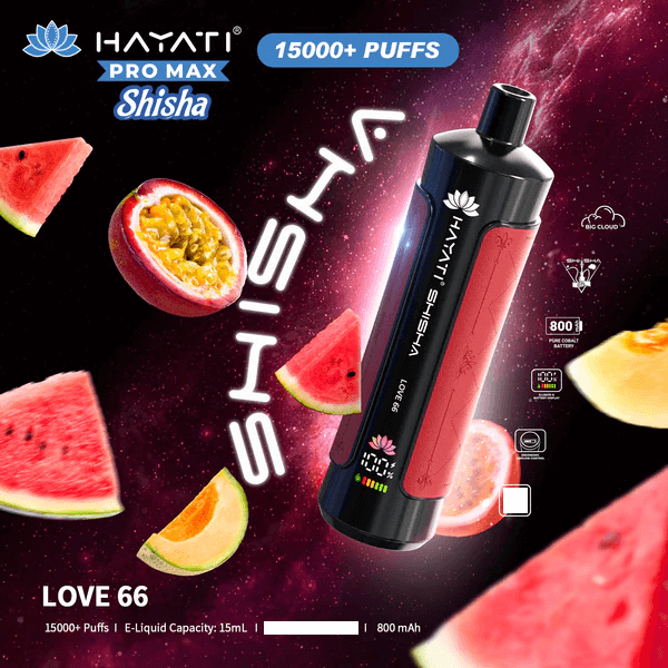 Hayati Shisha 15k Puffs Disposable Vape