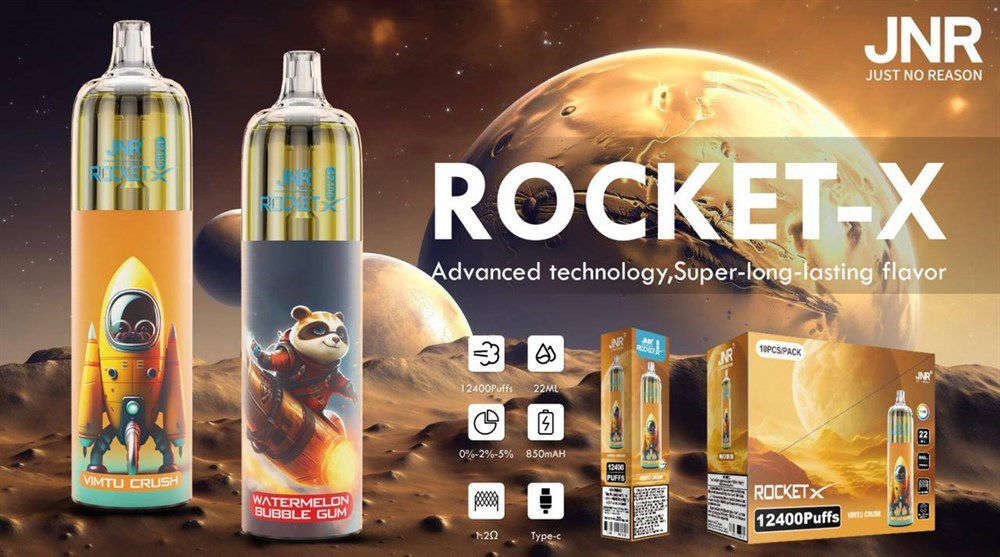 JNR Rocket X 12400 Puffs Disposable Vape (Box of 10)