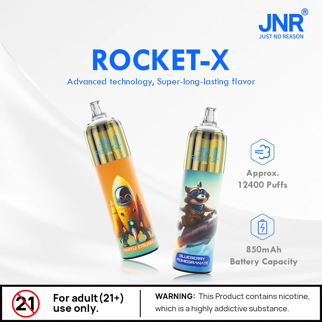 JNR Rocket X 12400 Puffs Disposable Vape (Box of 10)